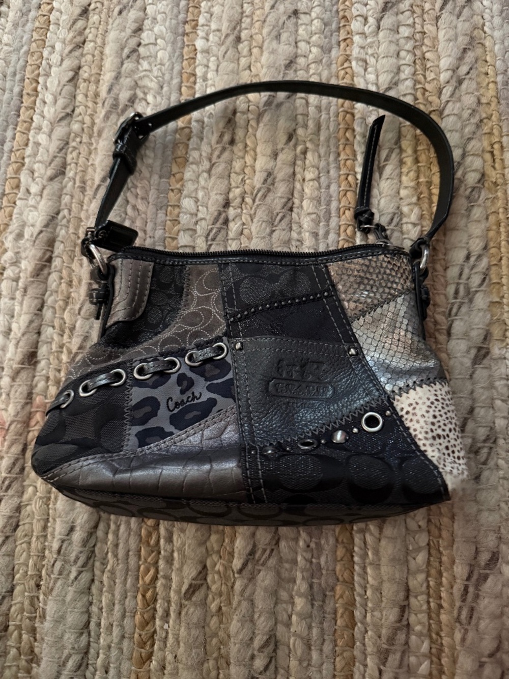 Rare vintage Y2K Coach Mini Pachwork Handbag